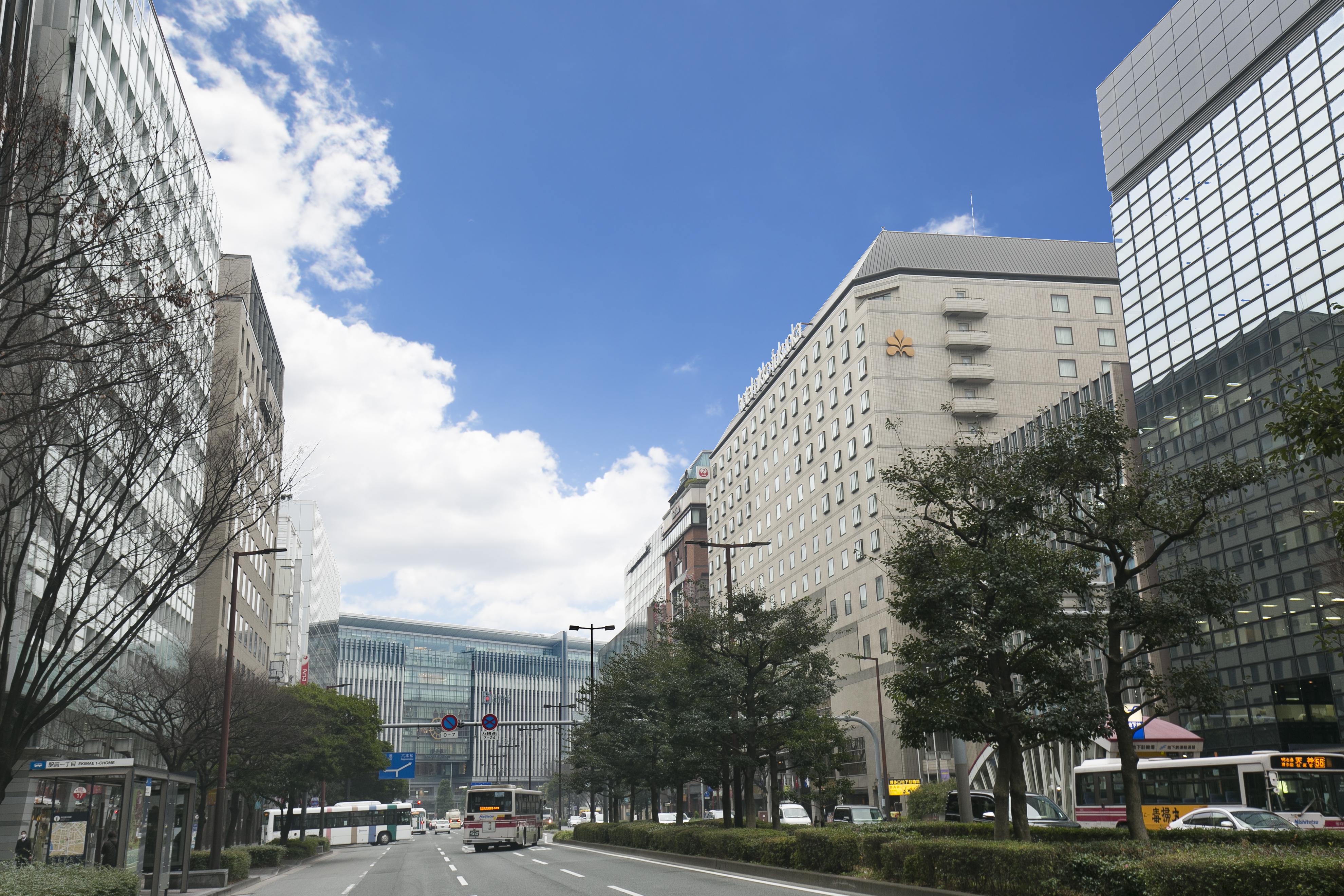 Hotel Nikko Fukuoka Exterior foto The campus